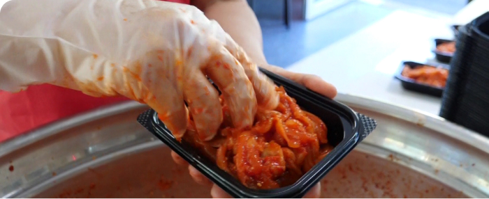 반찬 사역 지원